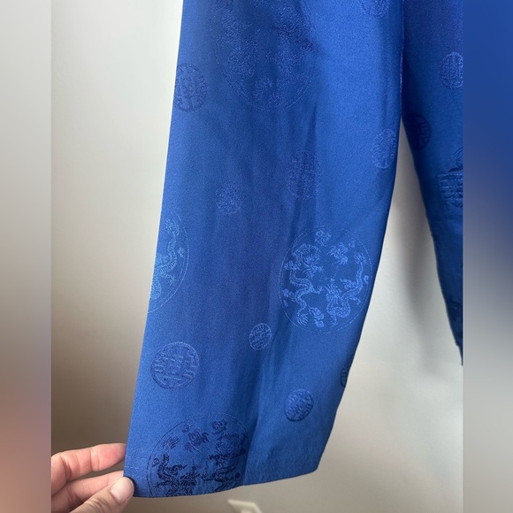 Blue Traditional Chinese Tang Jacket size Medium - Picture 5 of 7
